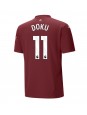 Manchester City Jeremy Doku #11 Tredjedrakt 2024-25 Korte ermer